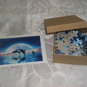 300 Pc Puzzle Swim In The Moonlight Puzzle  13 in